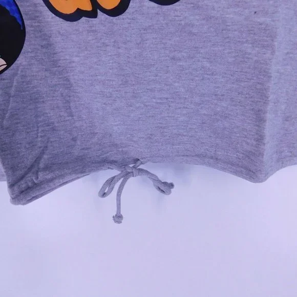 Blessed Queen Ethnic Graphic T-Shirt Juniors S M L XL Grey Drawstring - Picture 7 of 7